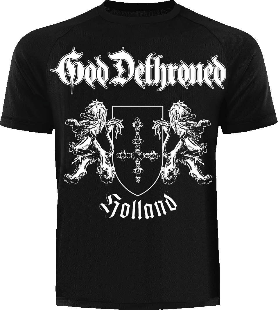 Shop T-Shirt God Dethroned God – Website & Dethroned Official HOLLAND