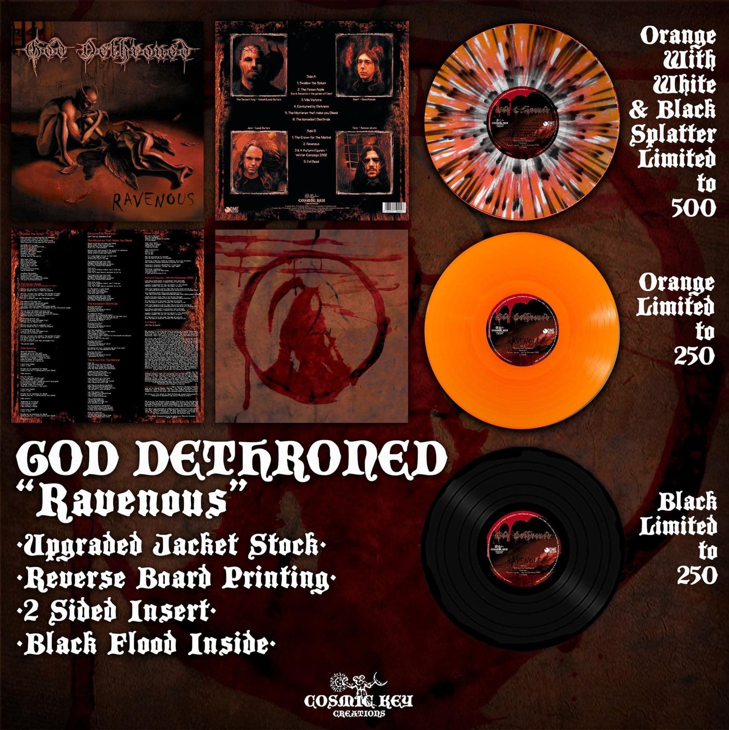 Ravenous album cover by God Dethroned
